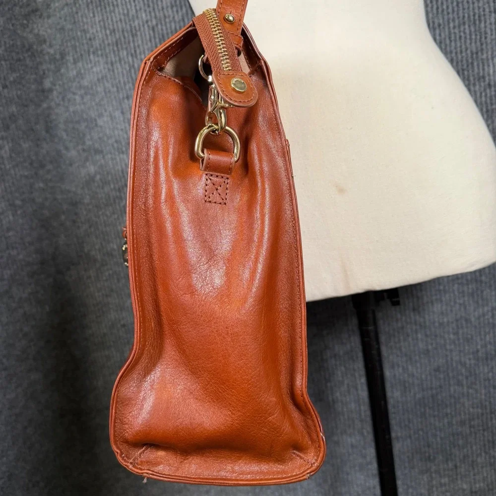 Brahmin Leather Briefcase Lrg 16